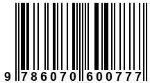 Código de Barras de '.9786070600777.'