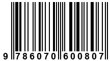Código de Barras de '.9786070600807.'
