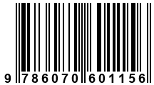 Código de Barras de '.9786070601156.'