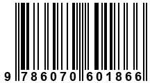 Código de Barras de '.9786070601866.'