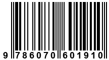 Código de Barras de '.9786070601910.'