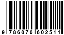 Código de Barras de '.9786070602511.'
