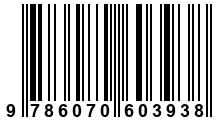 Código de Barras de '.9786070603938.'