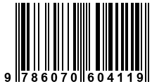Código de Barras de '.9786070604119.'