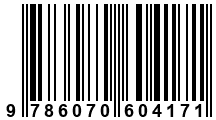 Código de Barras de '.9786070604171.'