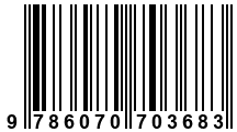Código de Barras de '.9786070703683.'