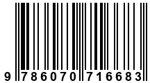 Código de Barras de '.9786070716683.'