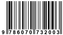 Código de Barras de '.9786070732003.'