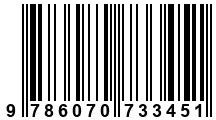 Código de Barras de '.9786070733451.'