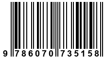 Código de Barras de '.9786070735158.'