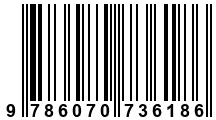 Código de Barras de '.9786070736186.'