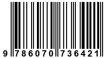 Código de Barras de '.9786070736421.'