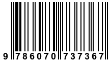 Código de Barras de '.9786070737367.'
