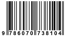 Código de Barras de '.9786070738104.'