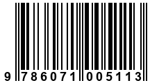 Código de Barras de '.9786071005113.'