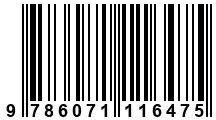 Código de Barras de '.9786071116475.'