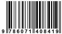 Código de Barras de '.9786071408419.'