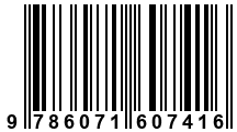 Código de Barras de '.9786071607416.'