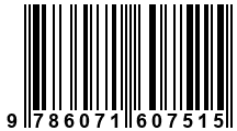 Código de Barras de '.9786071607515.'
