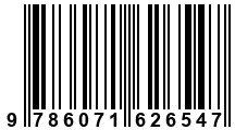 Código de Barras de '.9786071626547.'