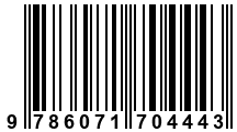 Código de Barras de '.9786071704443.'