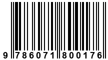 Código de Barras de '.9786071800176.'