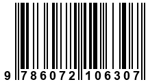 Código de Barras de '.9786072106307.'