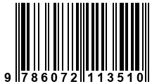 Código de Barras de '.9786072113510.'