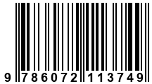 Código de Barras de '.9786072113749.'