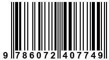 Código de Barras de '.9786072407749.'