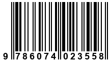 Código de Barras de '.9786074023558.'