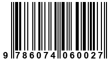 Código de Barras de '.9786074060027.'