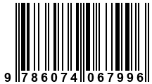Código de Barras de '.9786074067996.'
