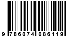 Código de Barras de '.9786074086119.'
