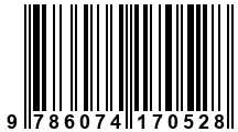 Código de Barras de '.9786074170528.'