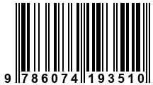 Código de Barras de '.9786074193510.'