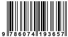 Código de Barras de '.9786074193657.'