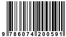 Código de Barras de '.9786074200591.'
