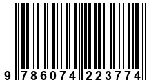 Código de Barras de '.9786074223774.'