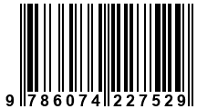 Código de Barras de '.9786074227529.'