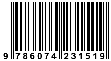 Código de Barras de '.9786074231519.'