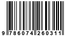 Código de Barras de '.9786074260311.'