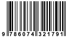 Código de Barras de '.9786074321791.'