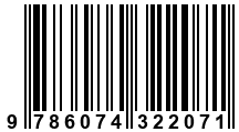 Código de Barras de '.9786074322071.'