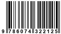 Código de Barras de '.9786074322125.'