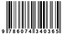 Código de Barras de '.9786074340365.'