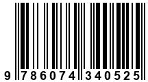 Código de Barras de '.9786074340525.'
