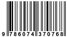 Código de Barras de '.9786074370768.'