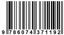 Código de Barras de '.9786074371192.'