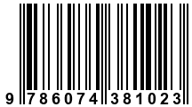 Código de Barras de '.9786074381023.'